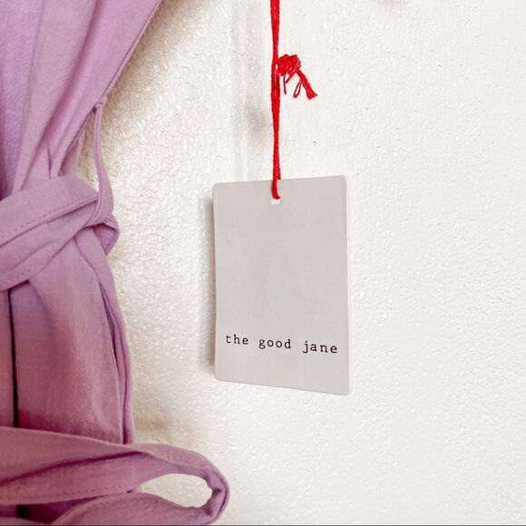 The Good Jane Lilac Field Belted Dress Sample Size Medium - Picture 9 of 10